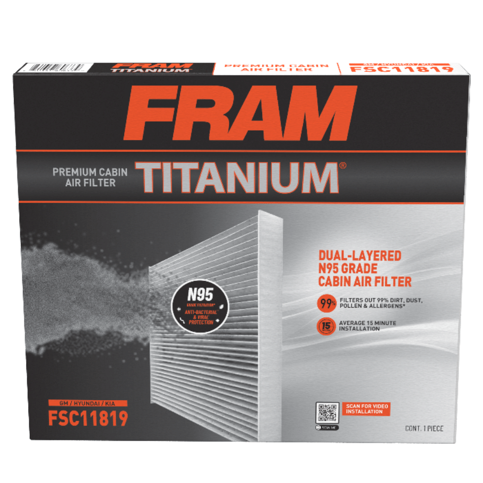 FRAM Titanium® Cabin Air Filter