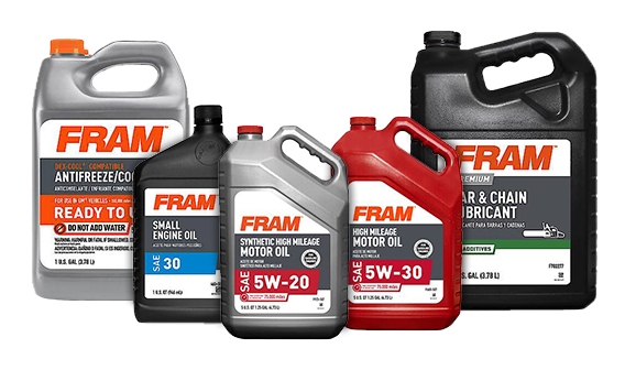FRAM Fluids, Motor Oil, Antifreeze, Grease & Gear Oil