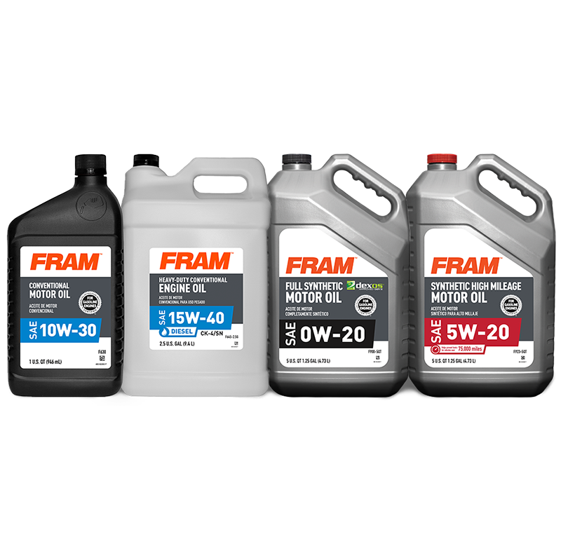 FRAM motor oil